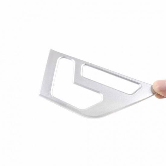 Silver ABS Seat Adjustment Handle Panel Trim 2pcs Fit For Benz 2007-2014 C-Class
