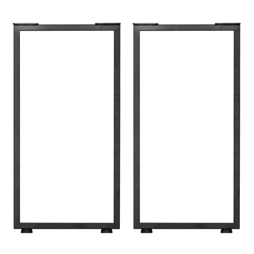 

ottostyle.jp Железные ножки для барных стоек, Набор из 2 штук (Форма рта), Ножки для стола, Высота 82 см, Глубина 42 см, Легко сделать своими руками с вашей любимой столешницей, Высота