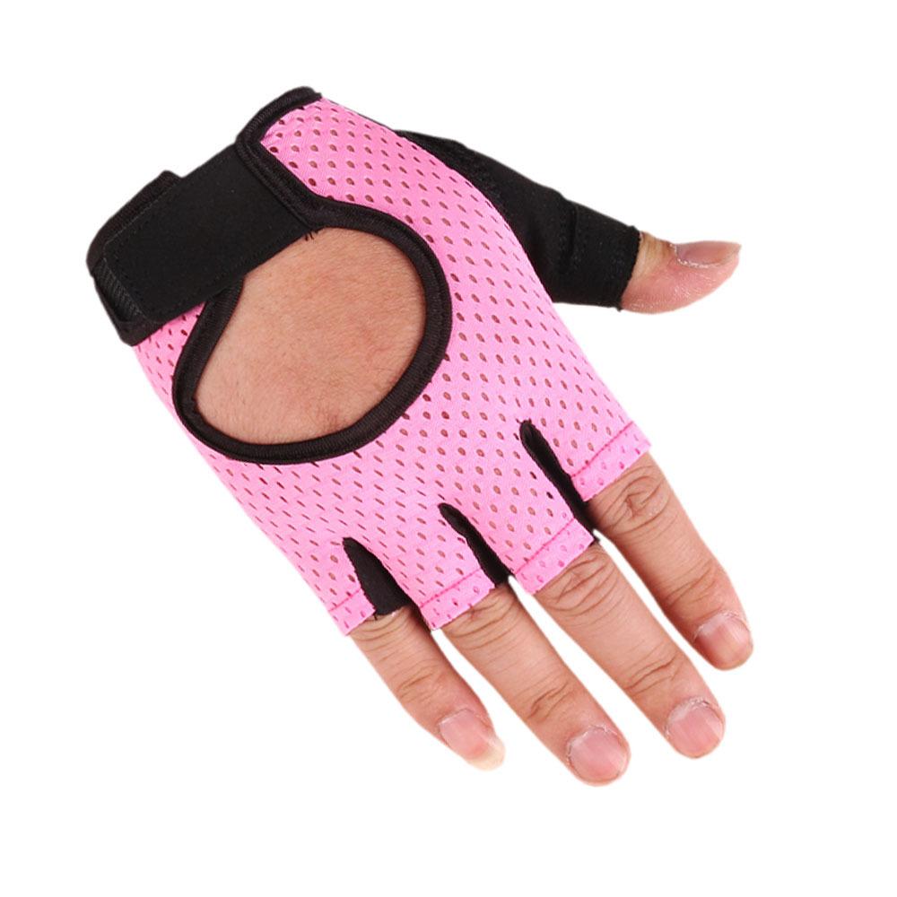 Spring and Summer Thin Breathable Yoga Non Slip Half Finger Gloves for Men and Women Equipment Fitness Exercise Sports Bicycle Gloves