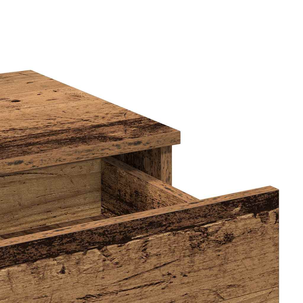 Vintage Wood Makeup Table 100 x 40 x 130 cm Engineered Wood