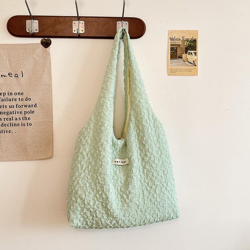 Commuter large-capacity tote bag female popular spring new foreign style casual simple retro shoulder armpit bag