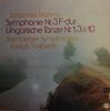 LP Record JOHANNES BRAHMS BAMBERGER SYMPHONI  Symphonie No.3 Fdur Ungarische T 641349 TELEFUNKEN 1975 Germany Classical Used