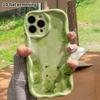 Phone Case: 2D Flat Design Suitable for iPhone 18 17 16 15 14 13 Pro Protective Case, Little Frog Desk, Perfect Christmas and Halloween Holiday Gift