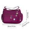 Nylon Messenger Bag Neutral Nylon Oxford Cloth Women's Shoulder Messenger Bag Middle-Aged and Elderly Leisure Bag