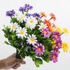 7-Forked Chamomile Artificial Flower, Plastic Daisy for Home Decoration