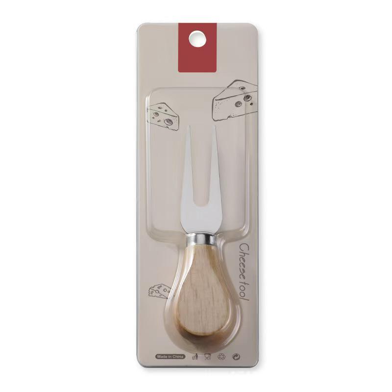 Stainless Steel Cheese Knife Set with Wooden Handle