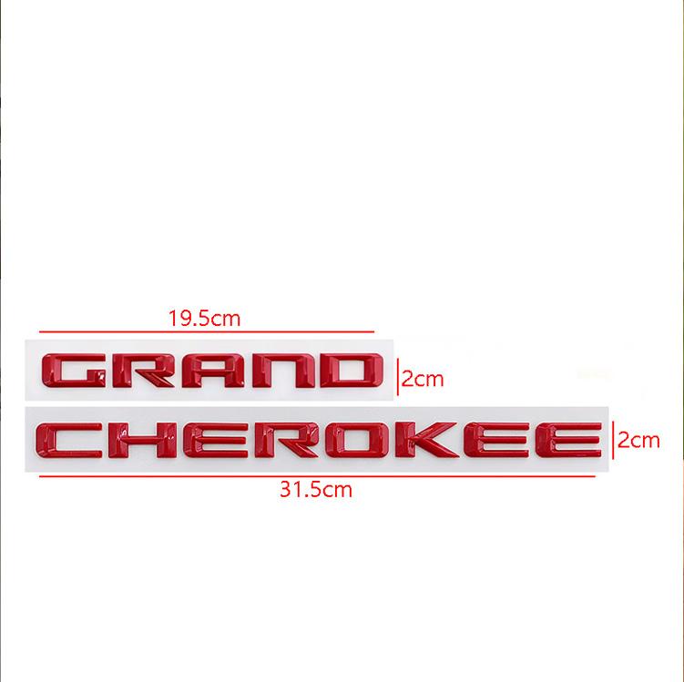 Car Front Rear LIMITED 4X4 Logo Auto Grille Emblem Sticker Accessories For Jeep Renegade Compass Grand Cherokee Wrangler Rubicon