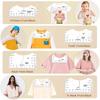 8Pcs Clear PVC T-Shirt Ruler Guide Sewing Tool For Heat Press Shirt Centering Alignment Fabric Marking Tailoring Project