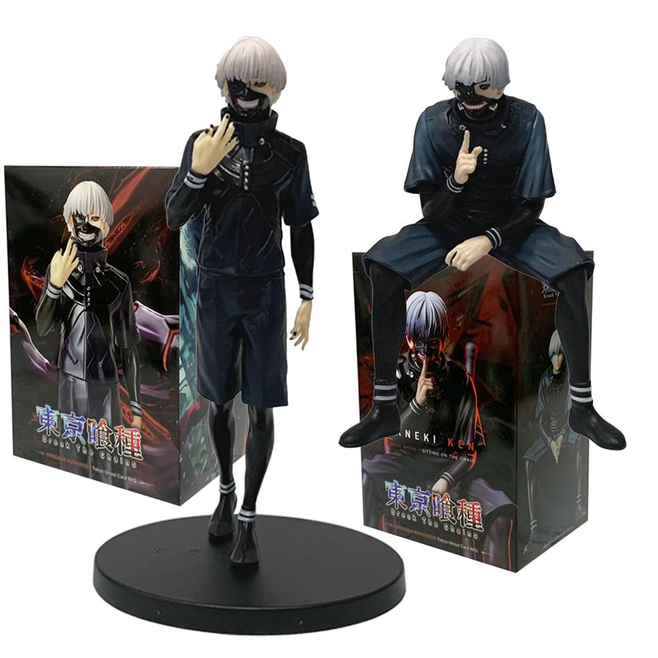 Hot Ken Kaneki Sitting Figure Tokyo Ghoul Statue Action Figure PVC Statue Collection Model Toys Gifts