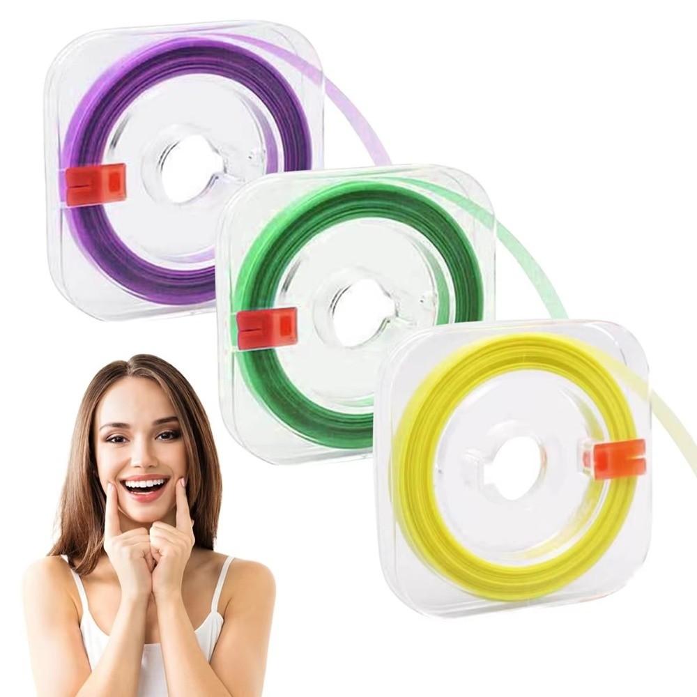 Portable Colored Rolled Molar Strips 20/30/50um Dental Tool Gifts Tooth Finishing Strip