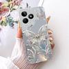 Für Realme C51 C51s C53 C60 / Realme Note 60 Handyhülle Bunte Schmetterlingsblume Girly Weiche Silikonhülle Transparente Rückseite