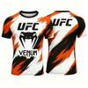 Hot Summer Selling UFC Boxing Fighting Competition Men's T-shirt Fashion Quick Drying Casual Breathable O-neck Short Sleeve Tops