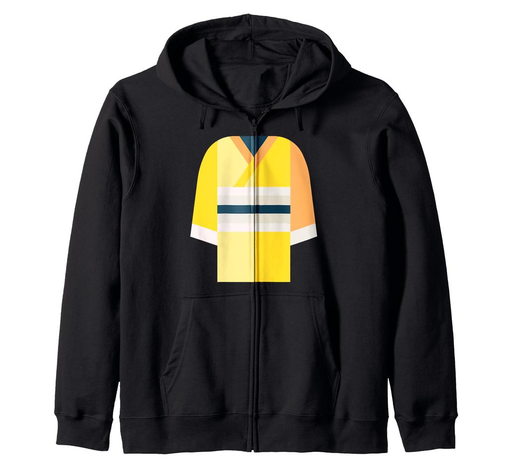 This is my yukata thin kimono Zip Hoodie