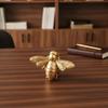 Golden Bee Resin Ornament Vintage Insect Animal Figurine Decorative Craft Desktop Statue For Home Wall Decoration