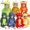 MICHLEY Carniva Baby Rompers Winter Clothes Flannel Hooded Bodysuits Pajamas Animals Overall Jumpsuit For Girls Boys Kids