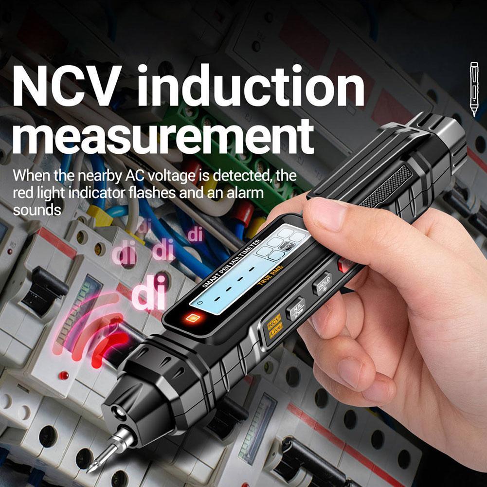 Electrician-Specific Pen Type Multimeter Intelligent Burn-Proof Digital Tester Precise Live/Neutral Wire Identification