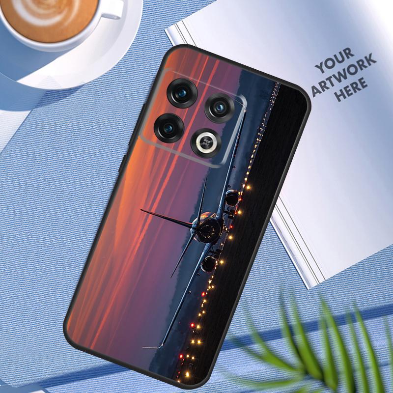 Airplane Plane Aircraft Case For OnePlus 12R 10T 10R 9R 8T 12 11 9 10 Pro Nord CE 3 Lite 2 2T CE4 N10 N20 N30 Cover
