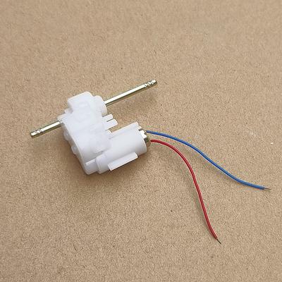 Mini Motor de Engrenagem Coreless 614 Dc 3.7V 390Rpm Eixo Duplo Micro Caixa de Engrenagens Coreless Redutor Motor Brinquedo Hobby DIY Carro