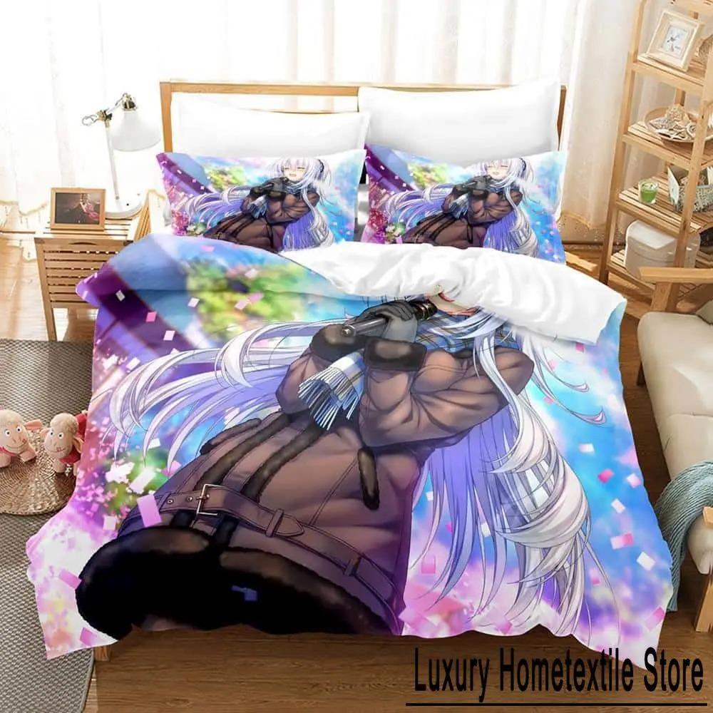 Comfortable Anime Print Duvet Cover Set With Duvet Cover And Pillowcases Single Twin Full Queen King Sizes For Adults And Kids
