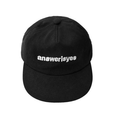 Answerisyes Aiy Logo Cotton Cap Black