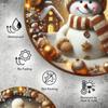 Vintage Snowman Metal Wall Art Christmas Decor Indoor Outdoor Home Sign