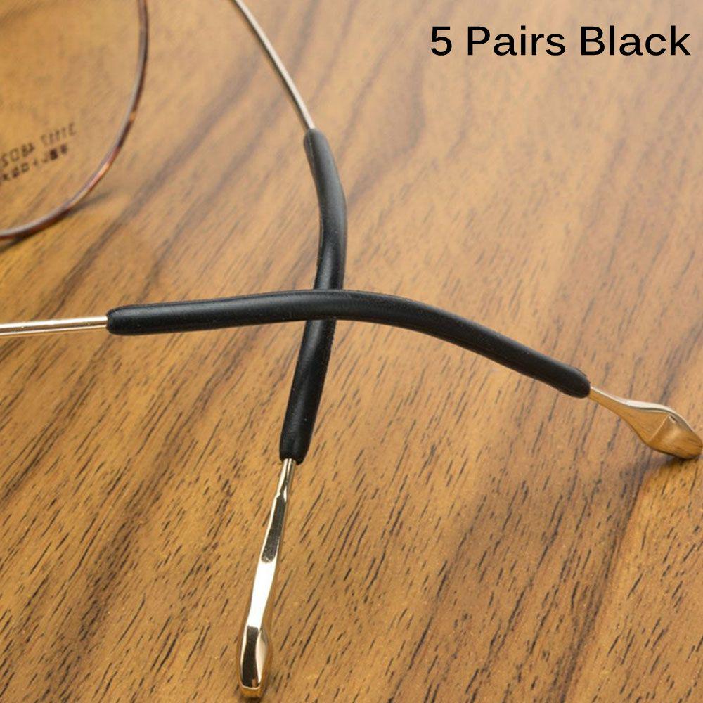 Fashion Accessories 5 Pairs Eyeglasses Holder Glasses Ear Hooks Sunglasses Leg Silicone Protector
