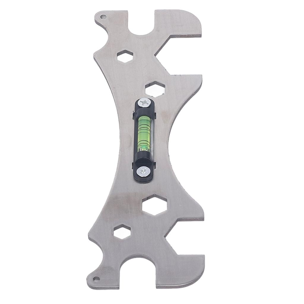 Special Wrench Universal Multifunctional Bathroom Wrench with Level Faucet Plumbing Install Tool
