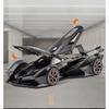 1/22 Lamborghini V12 GT Alloy Sports Car Model Diecast Metal Simulation Decoration Sound and Light Childrens Toy Car Gifts A471