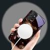 Flower Leopard Shadow Suitable For Samsung Galaxy S25 Ultra S20 FE S21 S22+ S23 Plus S24 S26 Edge Magnetism Glass Phone Casee