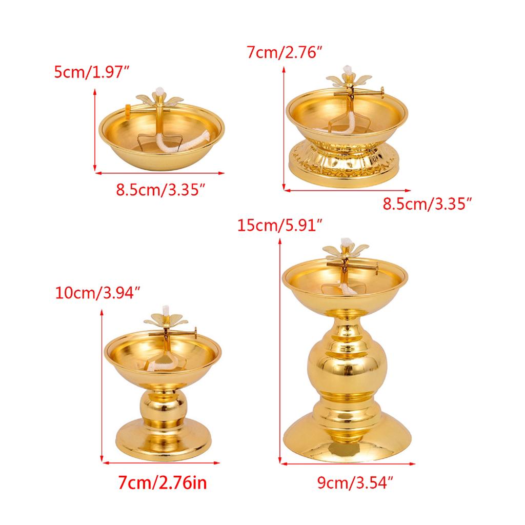 Household Lamp Holder Buddhist Articles Dedicated To Ever-burning Lamps Used for Desktops Decoration Emergencys Lighting