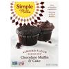 Simple Mills Almond Flour Baking Mix Chocolate Muffin & Cake 318g (11.2 Oz)