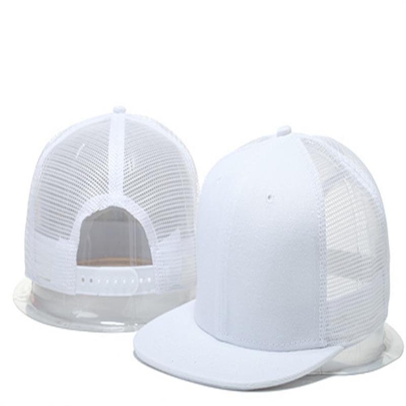 Neue Sommer Hip Hop Leere Platte Hut HipHop Netz Hut Damen Flacher Rand Baseballkappe Herren