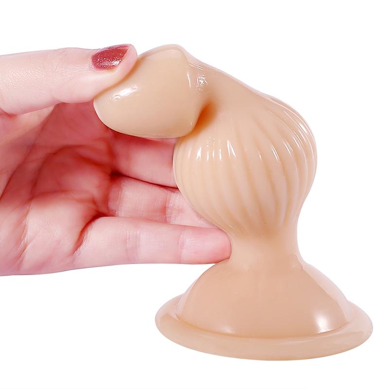 Female Size S/M/L Pull Beads Butthole And Vaginal Use Multicolor Healthy Soft Gel Suction Cup For Women Big Dick Sex Toys