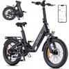 Foldable Electric Bicycle ENGWE L20 3.0 BOOST, 250W Motor, 48V 13.5AH Battery, Top Speed 25km/h, Cruising Range 135km, 20*3.0-inch Tires