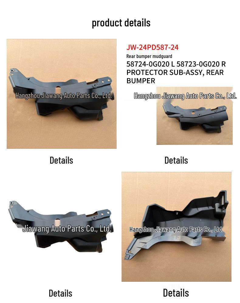 2024 Toyota Prado Rear Mudguard Bumper 58724-0G020L/58723-0G020R