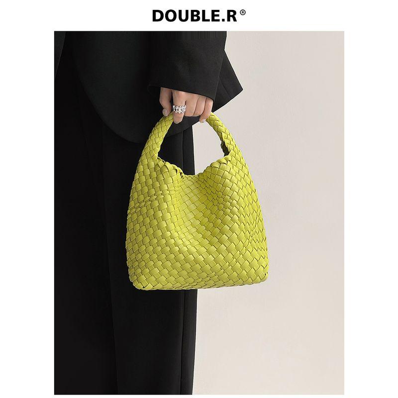 

Сяо Жуй Красивая сумка Ручной работы Большая вместимость Тоуты Green avocado Green-small amount of In Stock