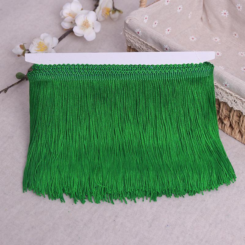 10-30cm10Metri Frange Pizzo Nappa Bordino Decorazione Tenda Danza Latina Accessori da Cucito Puntilla Borla Frange Lunghe da Cucire
