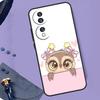 Cute Cartoon Owl Case For Honor X8b X9b X9a X8a X7a X6a X7 X8 X9 Cover For Honor Magic 6 5 Pro 50 70 90 Lite