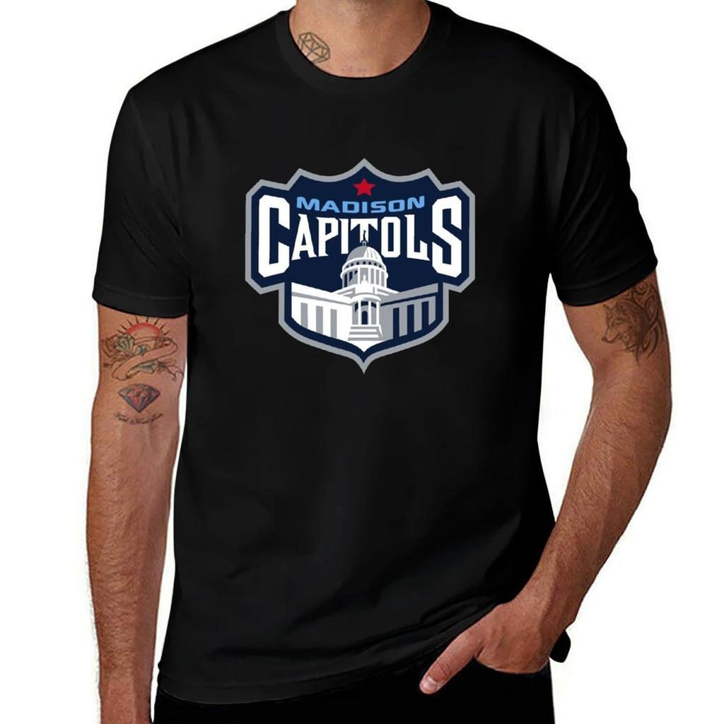 Madison Capitols Style TShirt Casual Daily Outfit TShirt