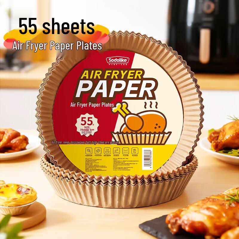 Sodolike Air Fryer Disposable Parchment Liners