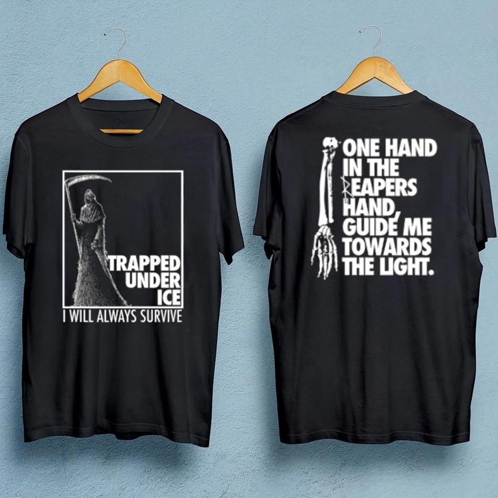 

Trapped Under Ice band 2 sides BLACK T-shirt Unisex All sizes Unisex T-Shirt S