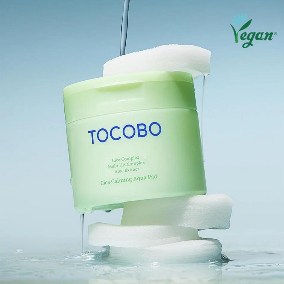TOCOBO Cica Calming Aqua Pad 60ea / Soothing, Hydrating, Moisturizing, Korean Cosmetics, Kbeauty