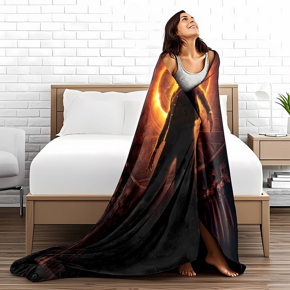 Mysterious Illuminati Design for all seasons blanket lunch break throw gift