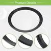ACROPIX Universal Subwoofer Speaker Ring Cover Spacer Speaker Audio Decorative Circle Mesh ABS Black Set of 4 8" (No Grille) -