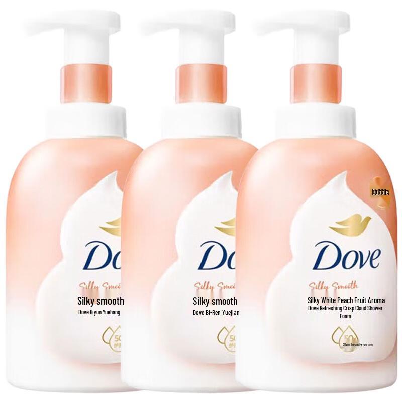 Dove Peach Foaming Body Wash