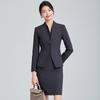 Women's Collarless Suit Jacket - 2024 Spring/Autumn High-End Salon and Hotel Reception Professional Workwear Set