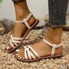 Large-sized Sandals Flat Shoes Sandals Beach Shoes Women's Shoes