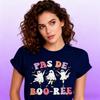 Geisterballetttänzer Lustiges T-Shirt Halloween Tanzlehrer Geschenk Shirt Damen Alltag Lässig Baumwolle T-Shirt Grafikbedruckte Oberteile