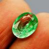 Natural Green Colombian Emerald 7 Carat Loose Gemstone   Oval Cut