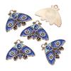 10pcs Enamel Butterfly Alloy Pendants Colorful Dropping Oil Necklace Charms For DIY Jewelry Bracelet Earrings Making Findings